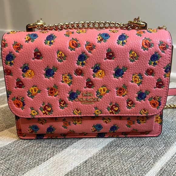 ⭐️⭐️Host Pick⭐️⭐️NWT Coach Klare Crossbody w/Mini Vintage Rose Print - Picture 2 of 16